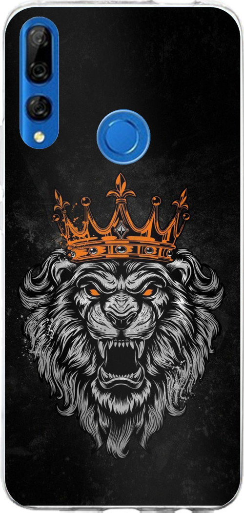 Honor 9X Uyumlu Kurt Ruhu Baskılı Silikon Kılıf