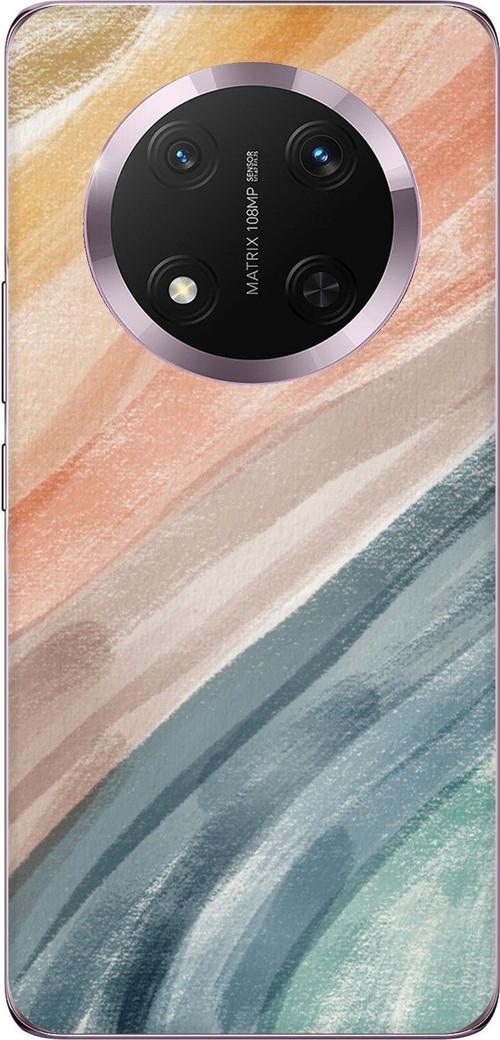 Honor Magic 7 Lite Uyumlu Modern Renk Paleti Baskılı Silikon Kılıf