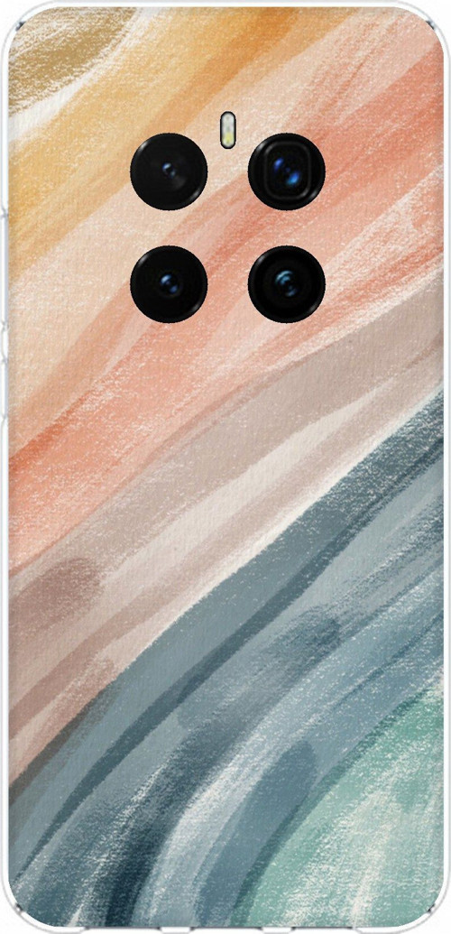Honor Magic 7 PRO Uyumlu Modern Renk Paleti Baskılı Silikon Kılıf
