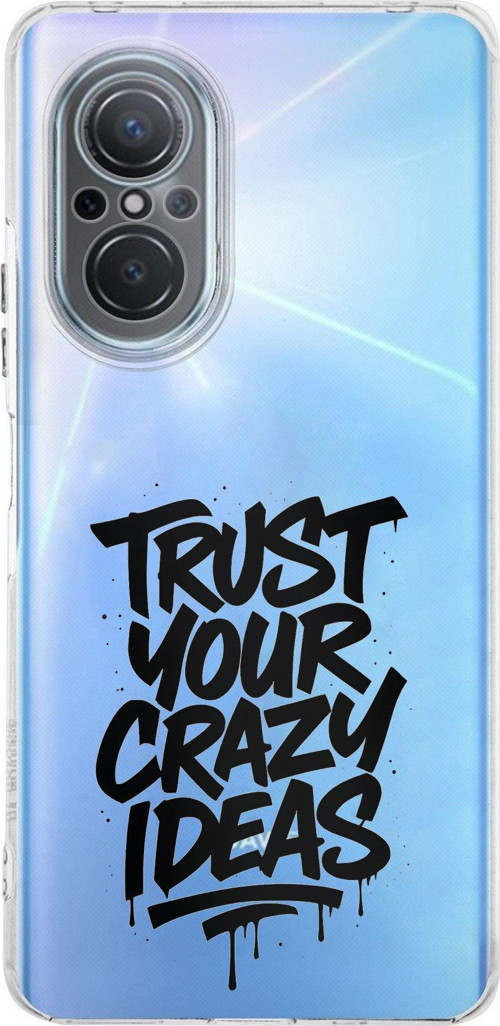 Huawei Nova 9 Se Uyumlu Crazy Trust Baskılı Silikon Kılıf