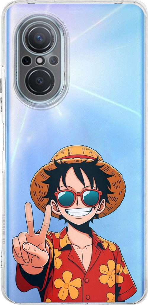 Huawei Nova 9 Se Uyumlu Monkey D. Luffy Tasarımlı Baskılı Silikon Kılıf