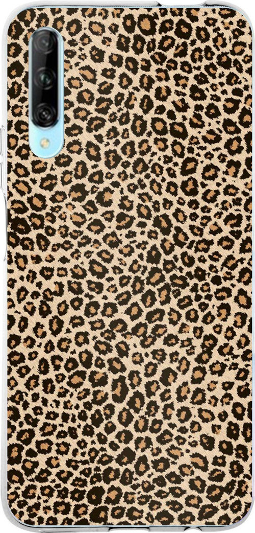 Huawei P Smart PRO Uyumlu Leopar Tasarımlı Baskılı Silikon Kılıf