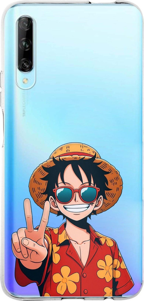 Huawei P Smart PRO Uyumlu Monkey D. Luffy Tasarımlı Baskılı Silikon Kılıf