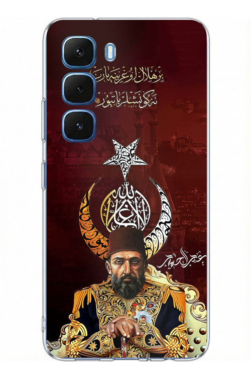 Infinix Hot 60 - Hot 60i Uyumlu Abdülhamid Han Baskılı Silikon Kılıf
