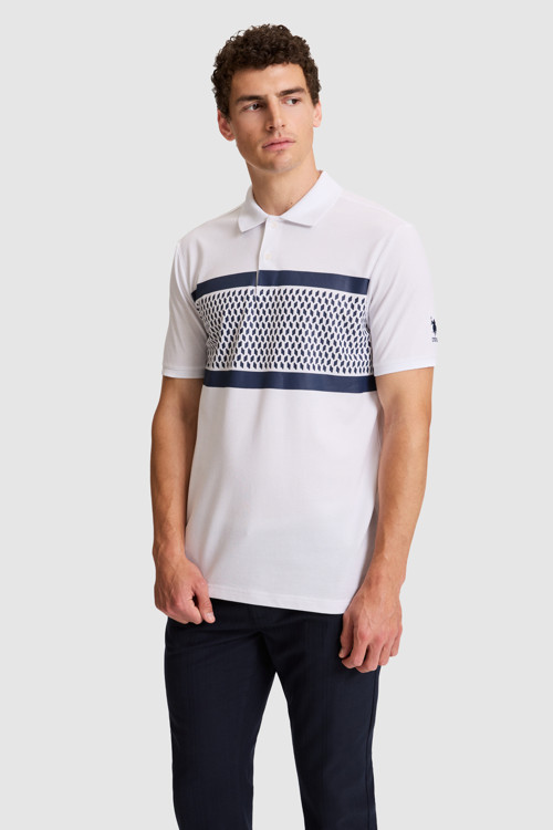 Erkek Beyaz Regular Fit Polo Yaka Tişört 50322392-VR013