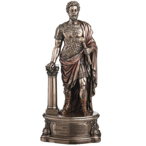 WISE Marcus Aurelius Dekoratif Obje – Roma İmparatoru Poliresin Büst – 22 cm