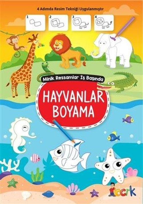 Hayvanlar Boyama - Minik Ressam İş Başında