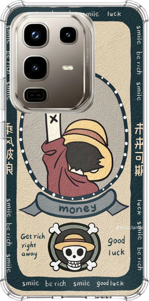 Infinix Note 50 PRO Uyumlu One Piece Dolar Baskılı Silikon Kılıf