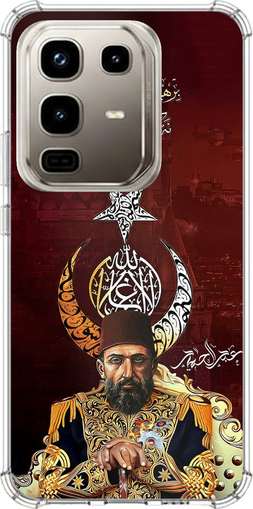 Infinix Note 50 PRO Uyumlu Abdülhamid Han Baskılı Silikon Kılıf