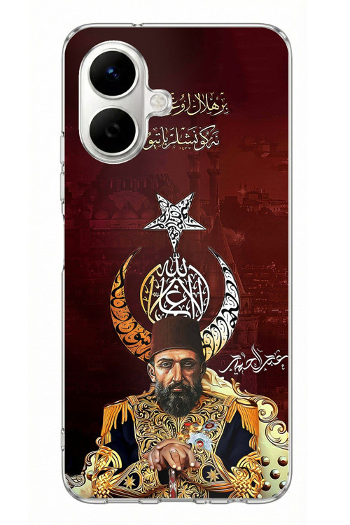 Infinix Smart 10 Uyumlu Abdülhamid Han Baskılı Silikon Kılıf