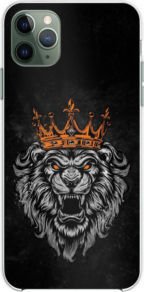 iPhone 11 Pro Max Uyumlu Kurt Ruhu Baskılı Silikon Kılıf