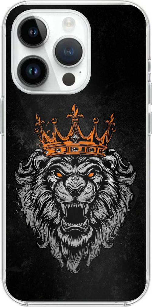 iPhone 14 PRO Uyumlu Kurt Ruhu Baskılı Silikon Kılıf
