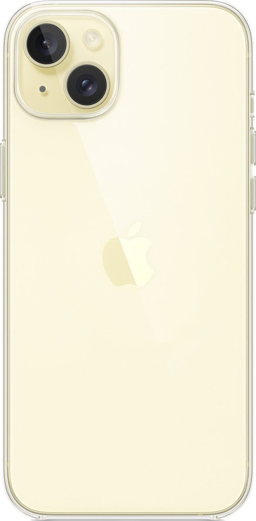 iPhone 15 PLUS Uyumlu Şeffaf Silikon Kılıf