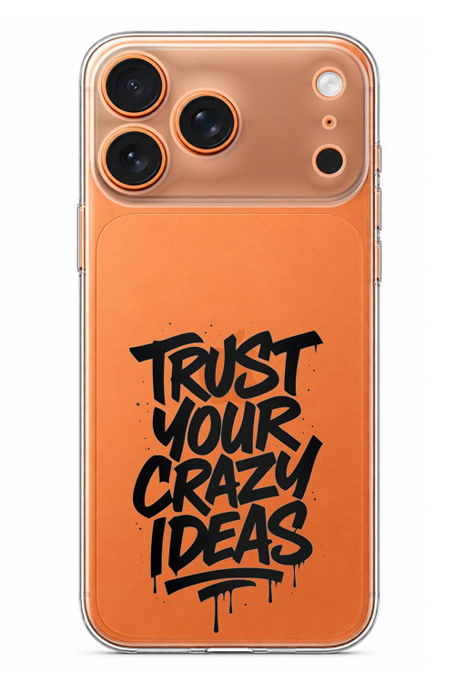 iPhone 17 PRO MAX Uyumlu Crazy Trust Baskılı Silikon Kılıf