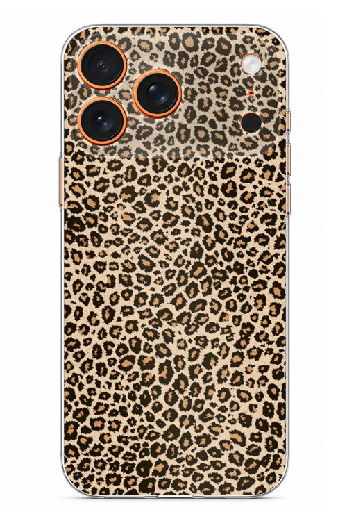 iPhone 17 PRO MAX Uyumlu Leopar Tasarımlı Baskılı Silikon Kılıf