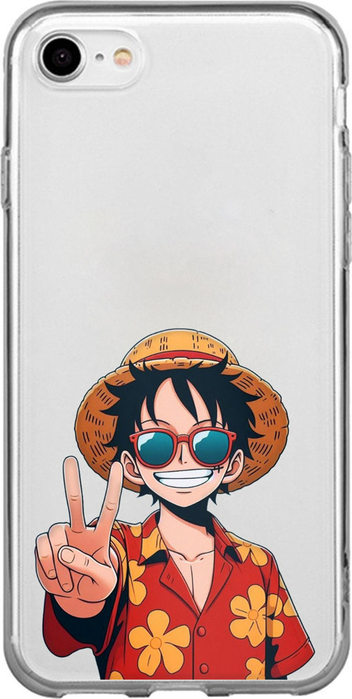 iPhone 6 - 6S Uyumlu Monkey D. Luffy Tasarımlı Baskılı Silikon Kılıf