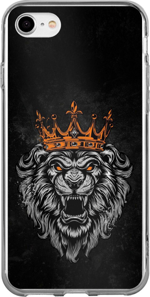 iPhone 6 - 6S Uyumlu Kurt Ruhu Baskılı Silikon Kılıf