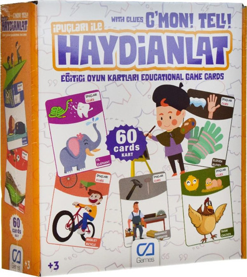 Haydi Anlat Eğitici Oyun Kartları 60 Kart 5080