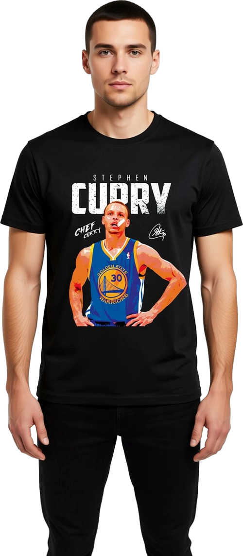 Erkek Basketbol Sporcusu Baskılı Tişört Şef Yemeği Slogan Retro Tasarım Rahat Kesim Günlük Modern