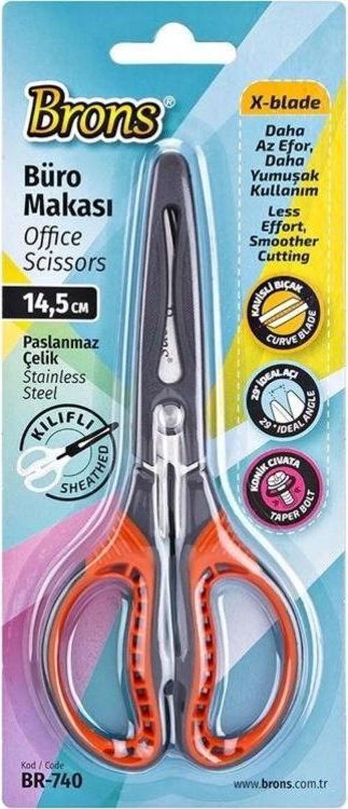 Koruma Kılıflı Makas 14,5 cm BR-740