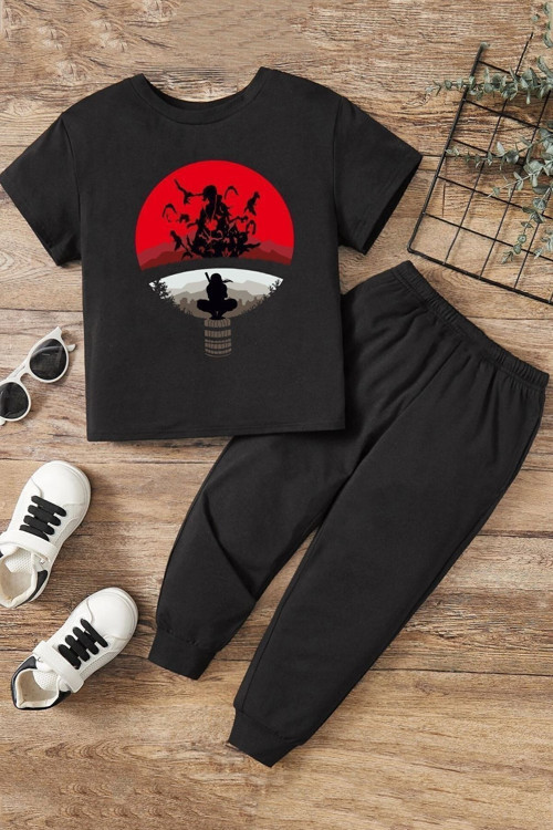 Çocuk Itachi Uchiha Eşofman Takımı