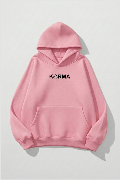 Unisex Yumuşak Dokulu Karma Baskılı Tasarım Oversize 3 İplik Hoodie Sweatshirt