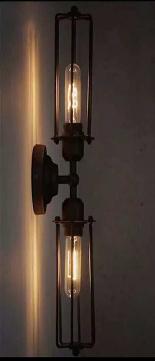 Mylights Retro Rustik Tavan Ve Duvar Aplik Armatür Avize (549238193) Siyah