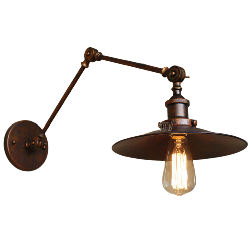 MYLİGHTS RETRO BAKIR ESKİTME MAFSALI HAREKETLİ RUSTİK APLİK Eskitme
