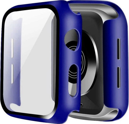 Apple Watch 42mm Camlı Kasa Ekran Koruyucu - Lacivert