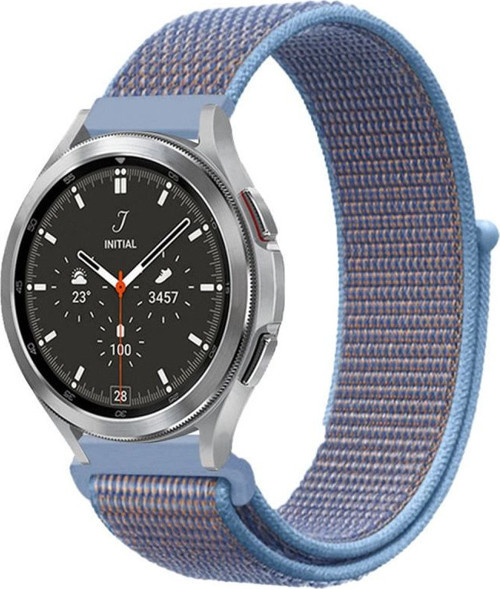 Watch 22mm Hasırlı Cırtcırtlı Kordon - Mavi