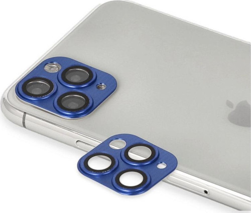 Apple İphone 11 Pro Max Pers Alüminyum Kamera Lens - Lacivert