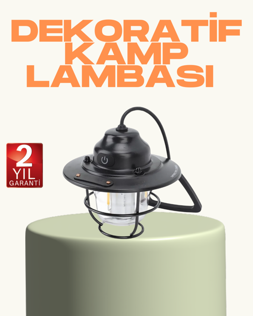 Hafif Taşınabilir Tasarım Kamp Lambası