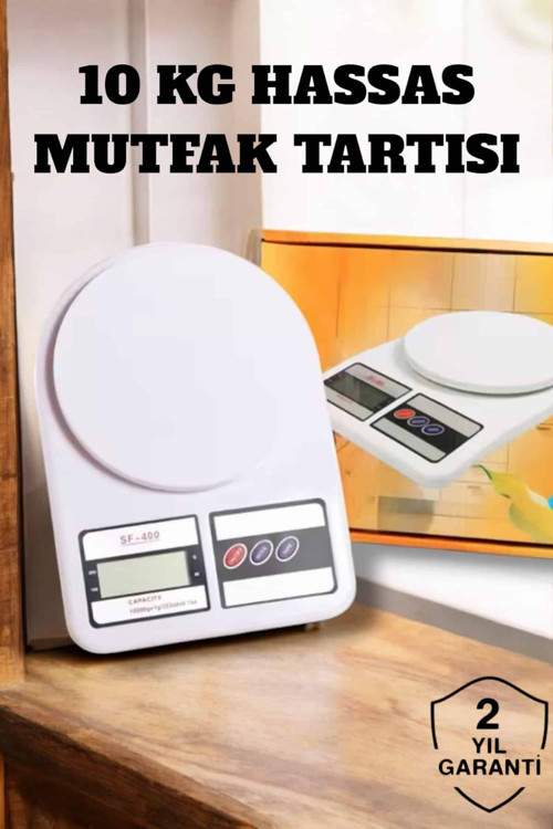 Net Lcd Ekran Otomatik Kapanma Özelliği Ile Uzun Ömürlü Dijital Mutfak Tartısı