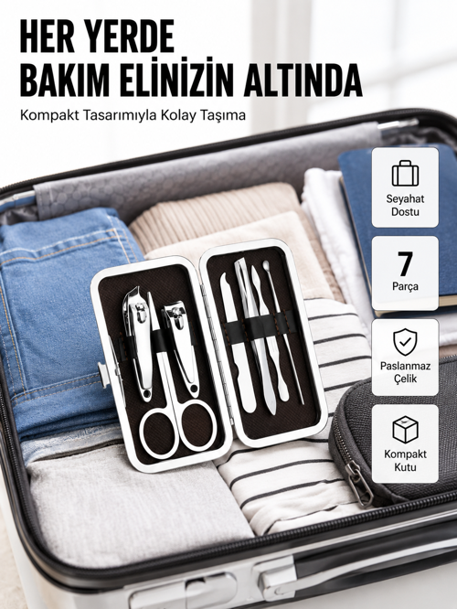 Kompakt Tasarımlı El Ayak Bakım Seti