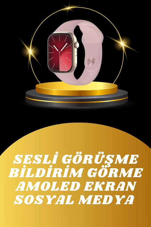 Akıllı Saat İos Andorid Destekli Arama Özeliği Sensörlü Bağlantılı