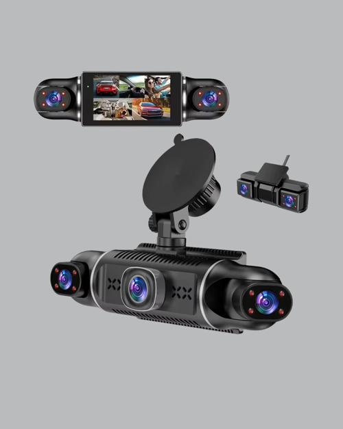 4 Kameralı Araç İçi Kamera Gps Takip Gece Görüşlü