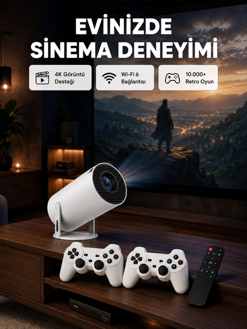 5.0 6 Akıllı Projeksiyon Yeni Nesil