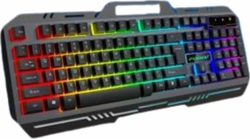 Işıklı Q Klavye Mouse Seti Siyah Klavye