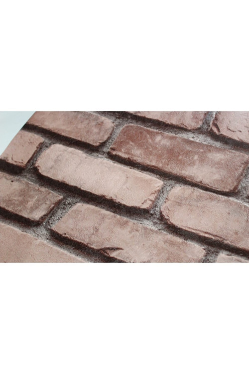 3 Boyutlu 13314 Taş Tuğla Desenli Duvar Kağıdı (5M²) - Tutkal Dahildir
