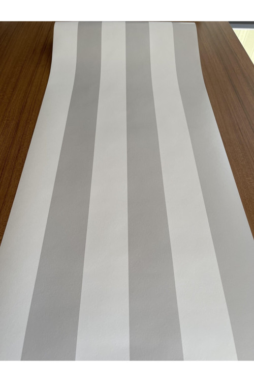 Gri Çizgili Duvar Kağıdı 2617 (5M²)