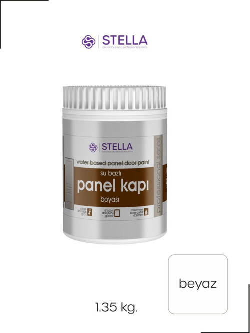 Su Bazlı Kokusuz Panel Kapı Boyası Beyaz