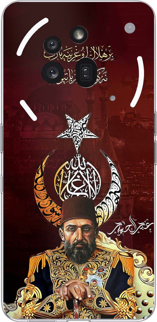 Nothing Phone (3a) Pro Uyumlu Abdülhamid Han Baskılı Silikon Kılıf