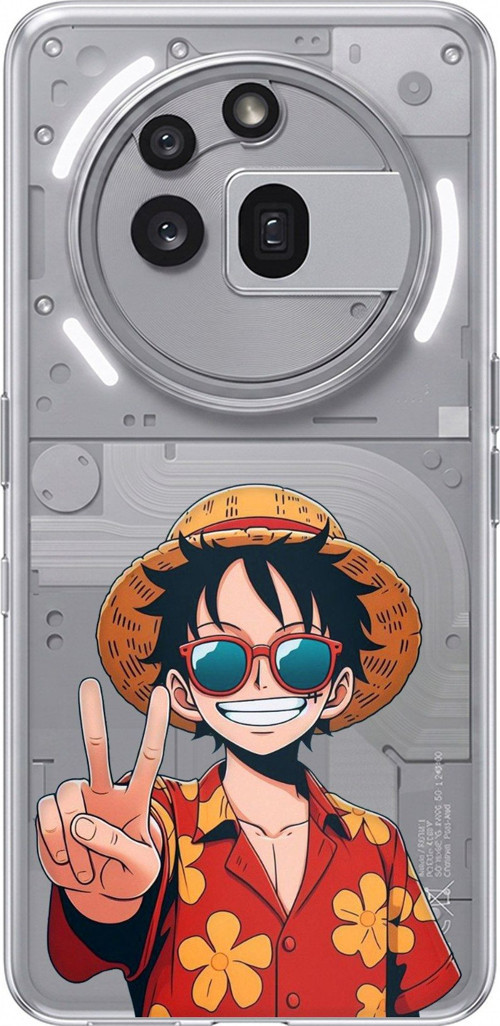 Nothing Phone (3a) Pro Uyumlu Monkey D. Luffy Tasarımlı Baskılı Silikon Kılıf