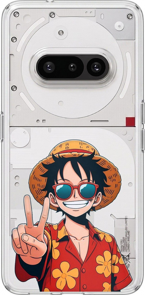 Nothing Phone (3a) Uyumlu Monkey D. Luffy Tasarımlı Baskılı Silikon Kılıf