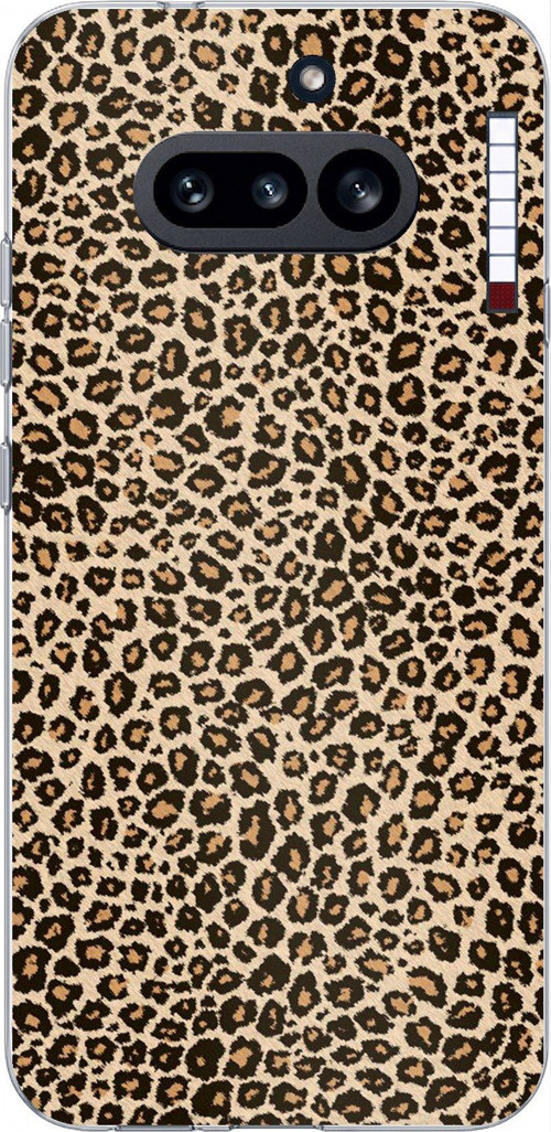 Nothing Phone (4A) Uyumlu Leopar Tasarımlı Baskılı Silikon Kılıf