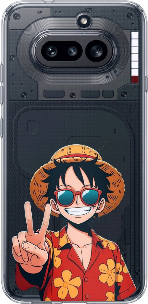 Nothing Phone (4A) Uyumlu Monkey D. Luffy Tasarımlı Baskılı Silikon Kılıf