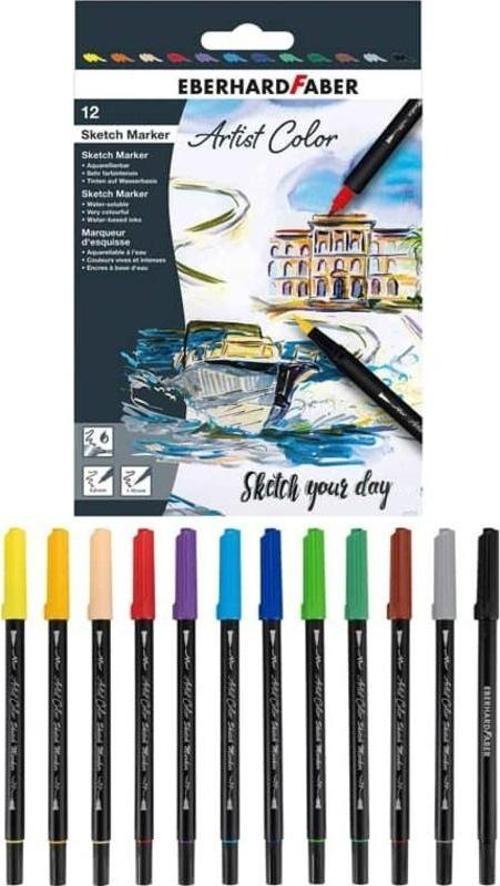 Artist Color Eskiz Markörü 12 Renk Set