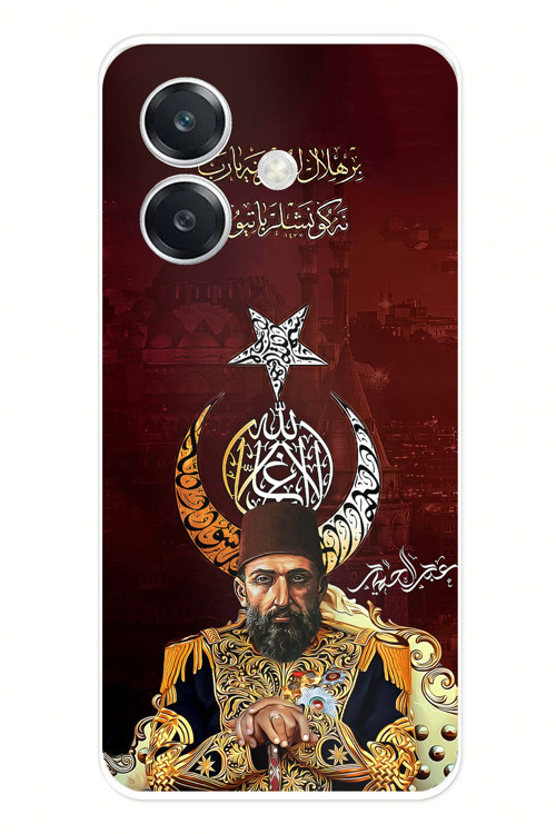 OPPO A3 Uyumlu Abdülhamid Han Baskılı Silikon Kılıf
