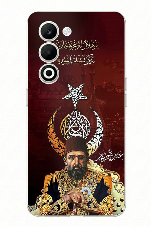OPPO A5 4G Uyumlu Abdülhamid Han Baskılı Silikon Kılıf