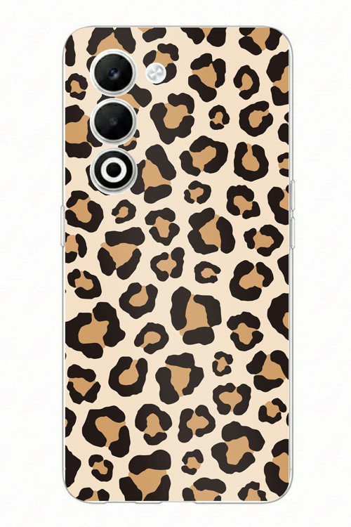 OPPO A5 4G Uyumlu Vahşi Zarafet Leopar Desenli Baskılı Silikon Kılıf